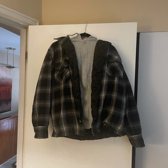 Read Head Brand Sweatshirt Flannel Zip Up - Picture 1 of 3